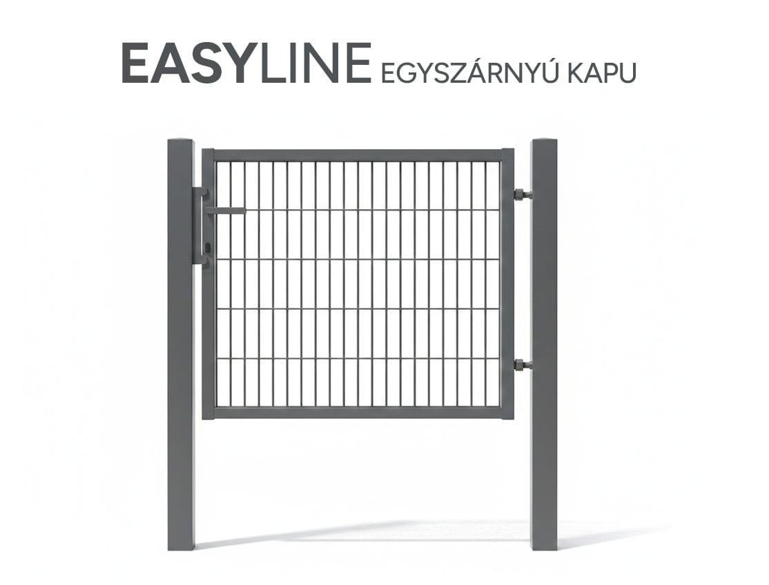 EASYLINEegyszarnyukapukeritesveszprem-1 EASYLINE Egyszárnyú kapu - Image 1